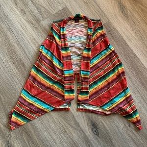 Rock&Roll Cowgirl Serape Cardigan/Vest